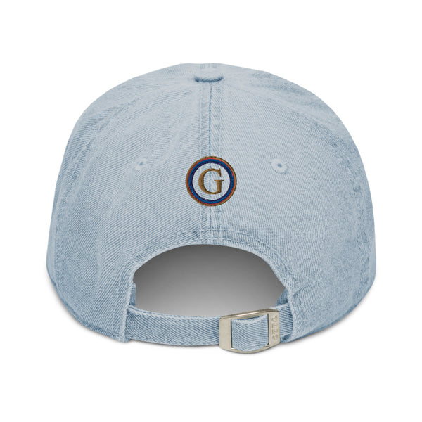Denim Hat with G.A.M.E.® logo on the back